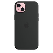 IPHONE 15 PLUS SILICONE CASE/WITH MAGSAFE - BLACK