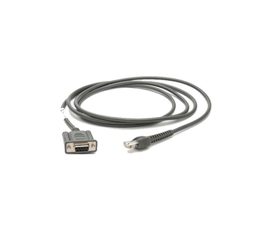 Cable, RS-232, 9P, Male, Beetle POS, Straight, CAB-389, Power Off Terminal, 6.5 ft.