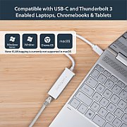USB-C TO GBE ADAPTER - SILVER/.