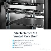 SERVER RACK SHELF VENTED 1U STE/482.6X44.5X406.4MM