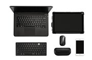 DUAL WIRELESS COMPACT KEYBOARD/AZERTY