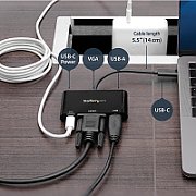 USB-C TO VGA ADAPTER WITH PD/PD + USB PORT - USB-C ADAPTER