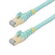 5M CAT6A ETHERNET CABLE AQUA/.