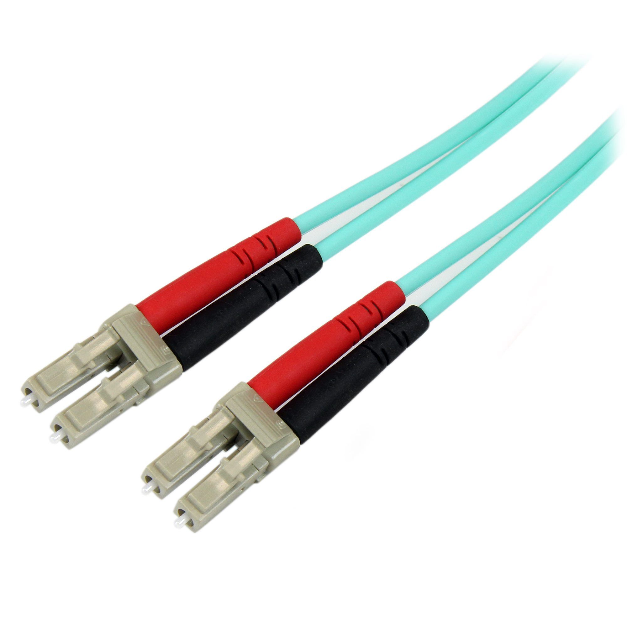 10M AQUA FIBER PATCH CABLE/.