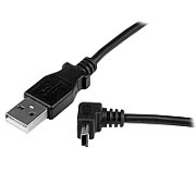 1M UP ANGLE MINI USB CABLE/.