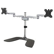 DUAL MONITOR STAND/32IN MONITORS-ARTICULATING ARMS
