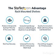 1U RACK SHELF - 16 IN. DEEP/.