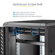 1U RACK SHELF - 16 IN. DEEP/.