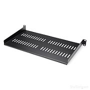 SERVER RACK SHELF VENTED 1U STE/482.6X44.5X254MM