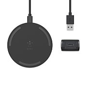 10W WIRELESS CHARGING PAD/MICRO-USB CABLE BLACK