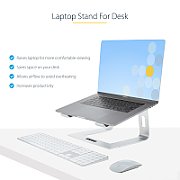 LAPTOP STAND FOR DESK 5KG/11LB/FOR LAPTOP - ANGLED - 5KG