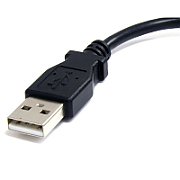 6IN USB A TO MICRO B USB CABLE/.