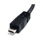 6IN USB A TO MICRO B USB CABLE/.