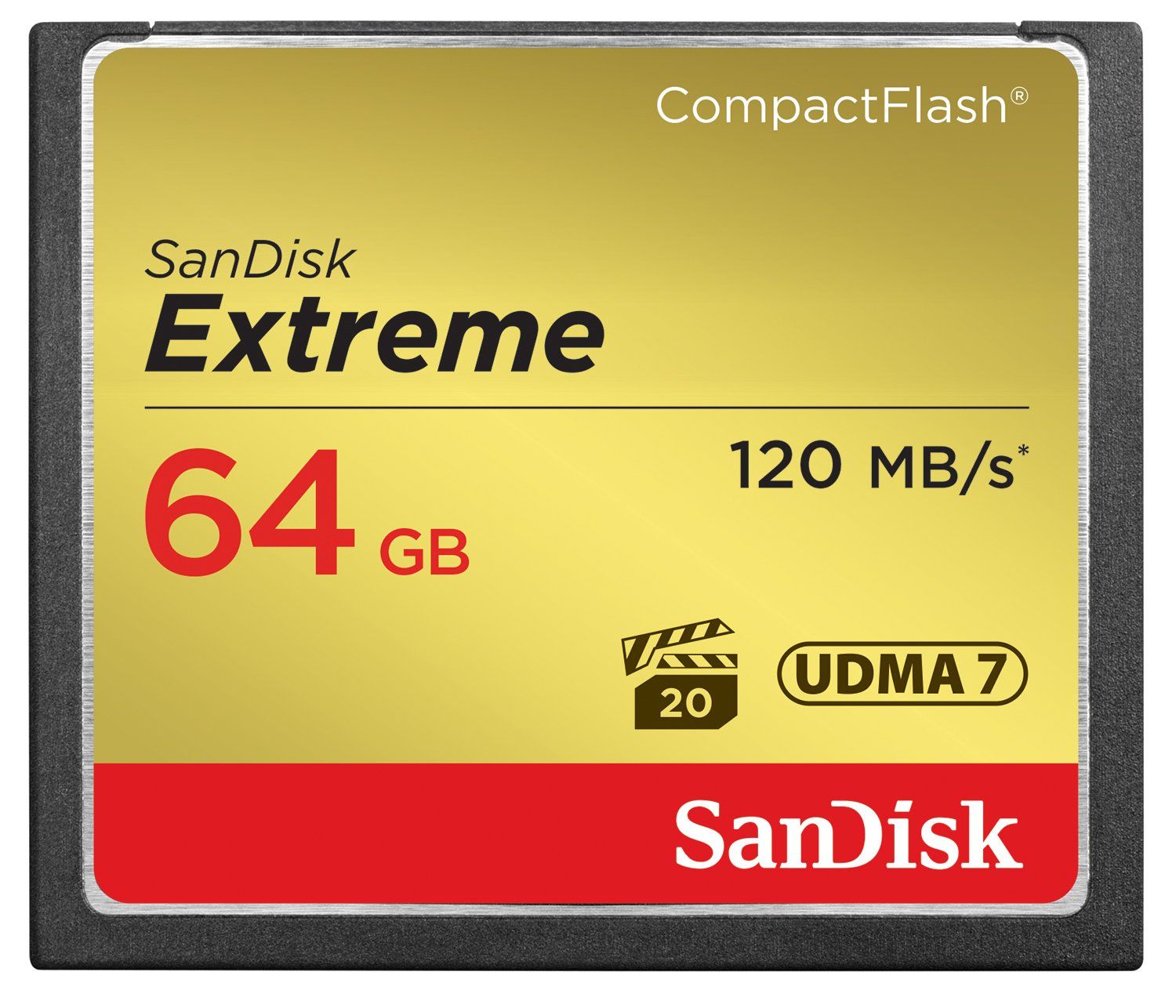 CF CARD 64GB EXTREME/120MB/S - 85MB/S WRITE