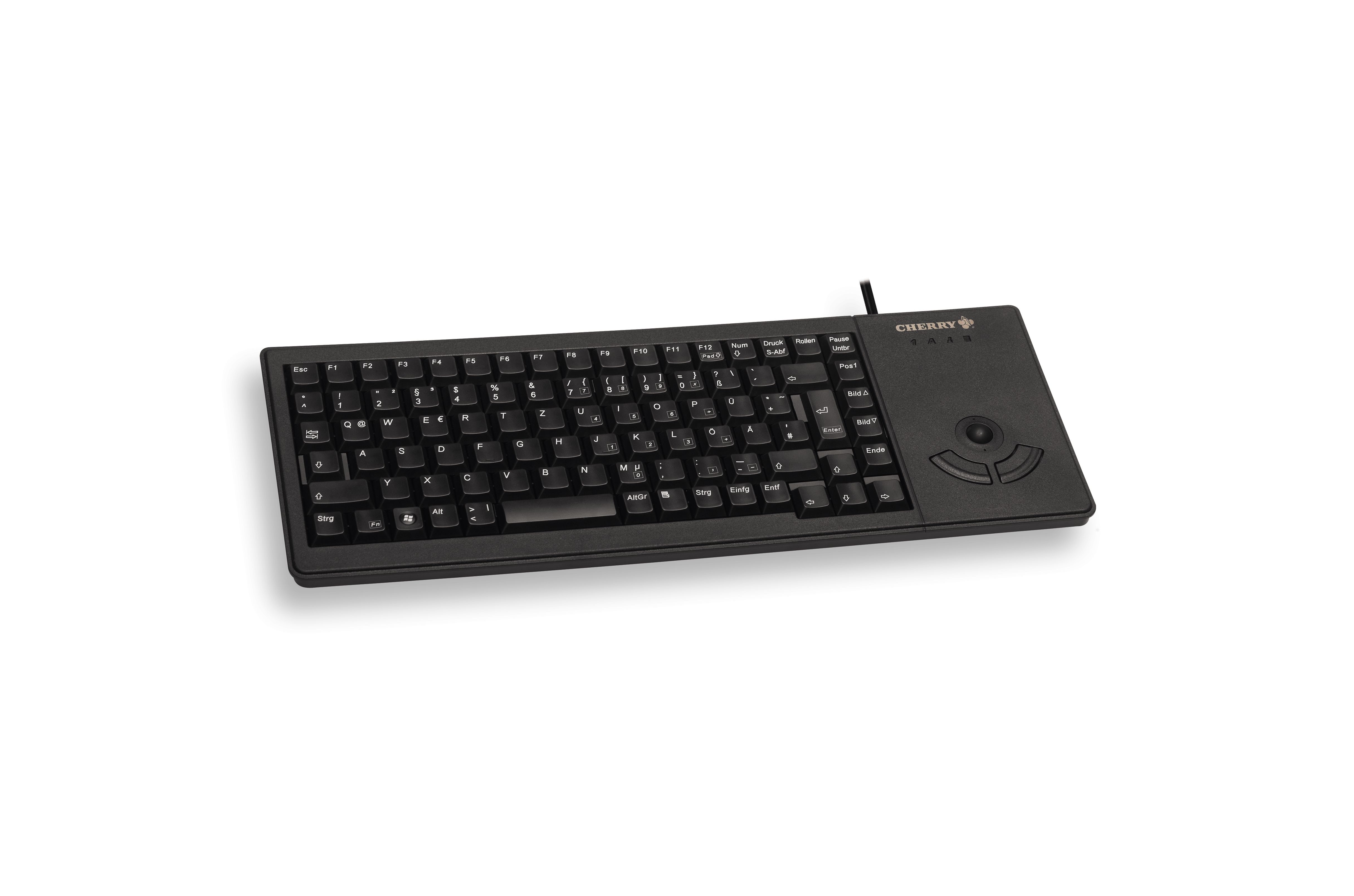 XS TRACKBALL KEYBOARD BLACK USB/