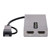 USB TO DUAL HDMI ADAPTER/USB-A OR C 1X 4K 30HZ 1X 1080P