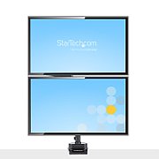 DESK MOUNT DUAL MONITOR ARM/.