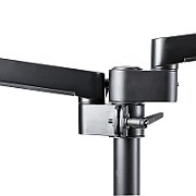 DESK MOUNT DUAL MONITOR ARM/.