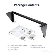 2U 19 WALL MOUNT RACK BRACKET/.