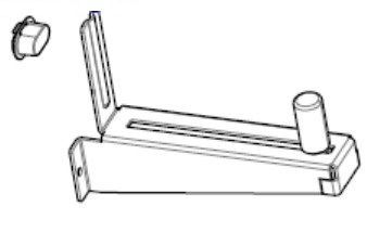 Kit, 1 inch core Media Hanger, ZT410