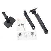 LX DESK MOUNT LCD MONITOR ARM/TALL POLE MATTE BLACK