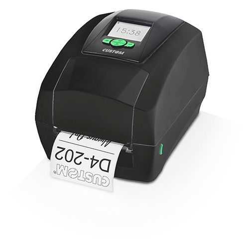 LABEL PRINTER D4 202 DISPLAY USB RS232 BLACK