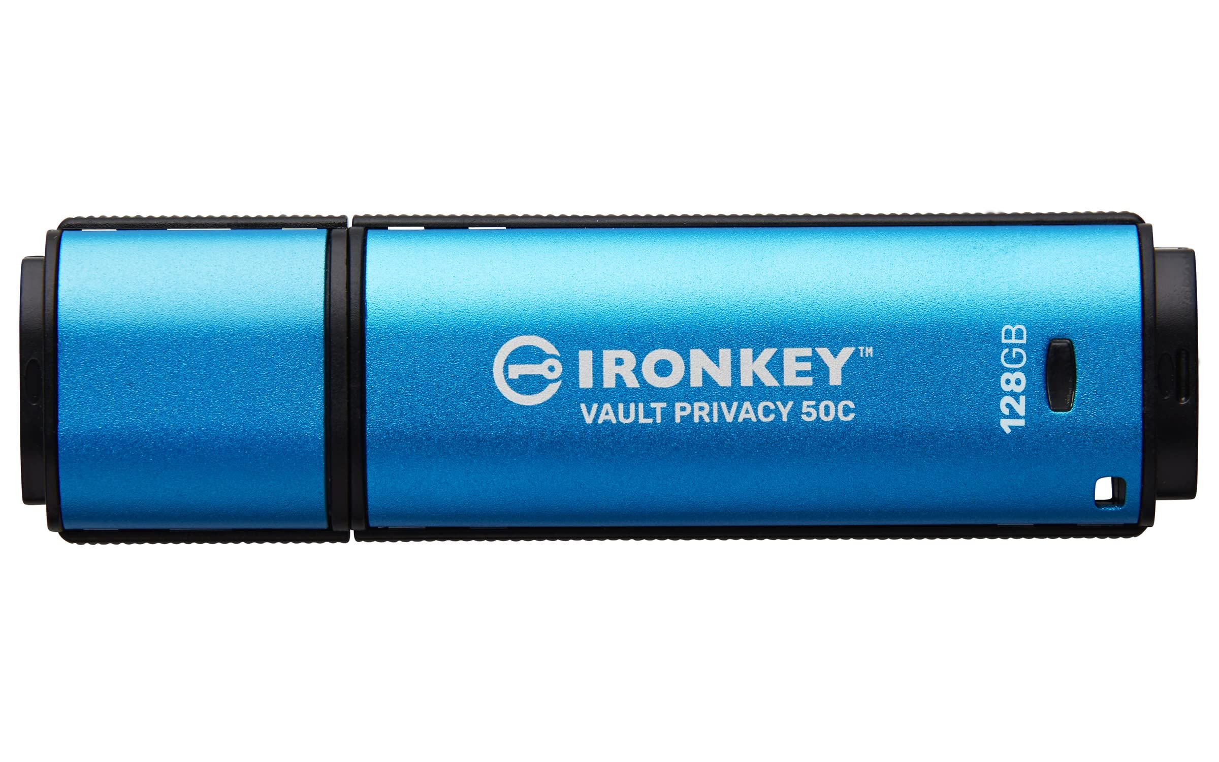 128GB USB-C IRONKEY VAULT P 50C/AES-256 ENCRYPTED FIPS 197