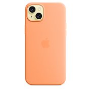 IPHONE 15 PLUS SILICONE CASE/WITH MAGSAFE - ORANGE SORBET