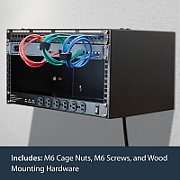 6U 12IN WALL MOUNTING BRACKET/.