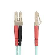 OM4 MULTIMODE FIBER CABLE/AQUA - LC/LC - 50/125 - 40/100GB