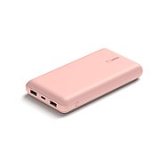 POWERBANK 20.000MAH 15W/USB-A UND USB-C ANSCHLUSS ROSA