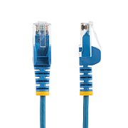 CAT6 CABLE - 1 M - BLUE/SNAGLESS - 28 AWG COPPER WIRE