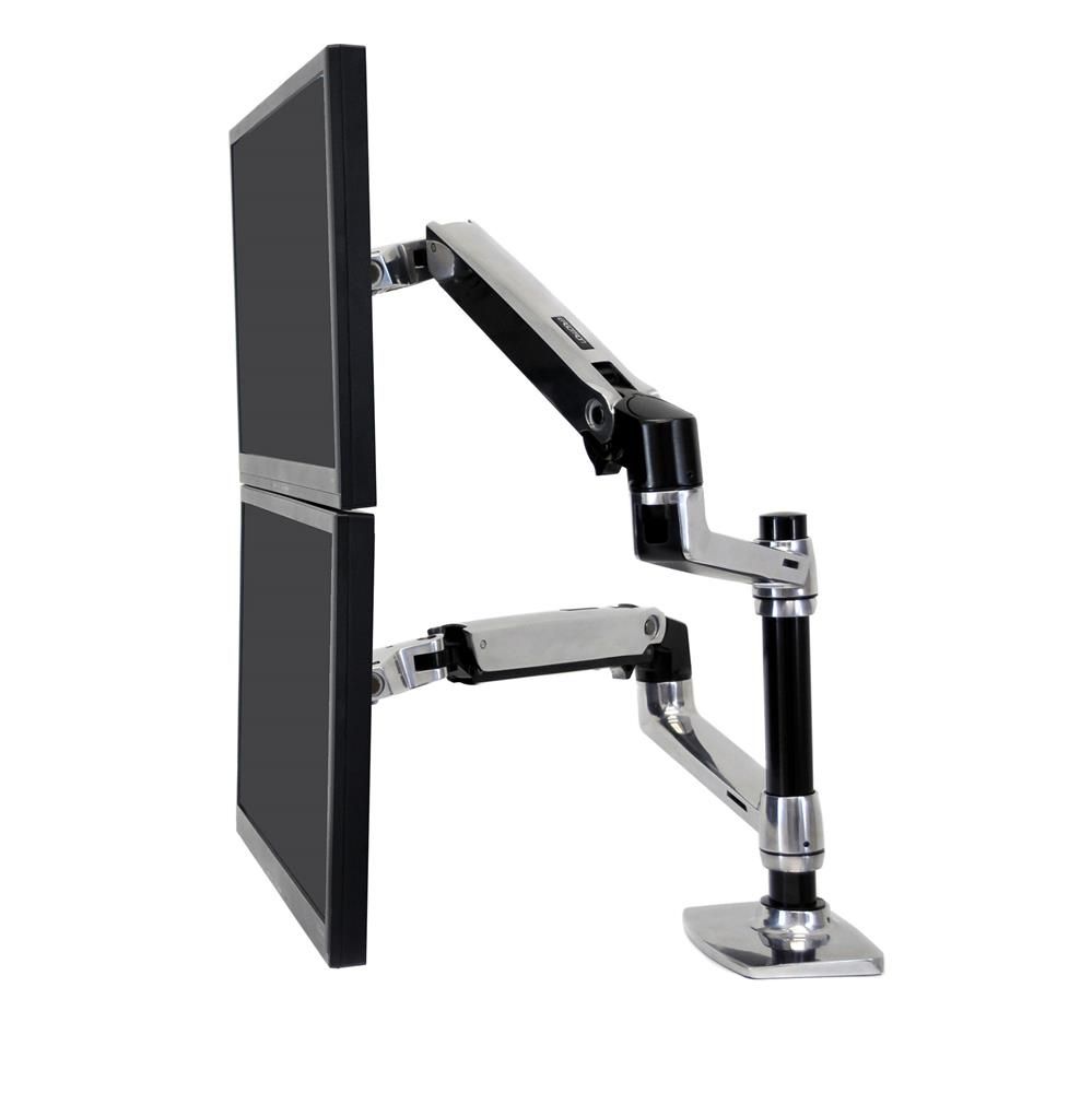 LX DUAL STACKING ARM POLISHED/24IN 18.1KG LIFT33 MIS-D 10Y WA