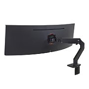 HX DESK MONITOR ARM/WITH HD PIVOT MATTE BLACK