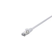 WHITE CAT7 SFTP CABLE 1M/RJ45 MALE