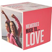 PP-201 5X5 PHOTO CUBE CREATIVE/PACK WHITE PINK (40SHEETS) + ACR