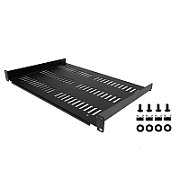 1U VENTED SHELF 12IN/(30.5CM) DEEP 1U SHELF - VENTED