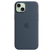 IPHONE 15 PLUS SILICONE CASE/WITH MAGSAFE - STORM BLUE