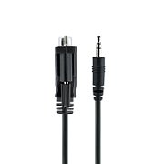 3FT DB9 TO 3.5MM SERIAL CABLE/RS232 MALE TO 3.5MM SERIAL CABLE
