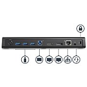 USB3 4K LAPTOP DOCKING STATION/.