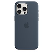 IPHONE 15 PRO MAX SILICONE CASE/WITH MAGSAFE - STORM BLUE