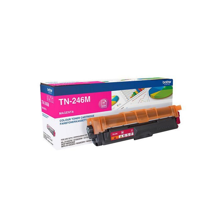 Cartus toner Brother TN246M ,Magenta ,2200 pagini ,Original (TN246M) 