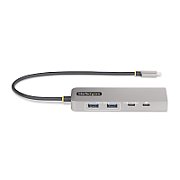 3-PORT USB-C HUB 2.5GBE PD/100W POWER DELIVERY PASSTHROUGH