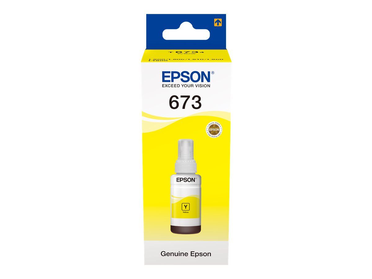 Cartus cerneala Epson T6734, yellow, capacitate 70ml, pentru Epson L800_1