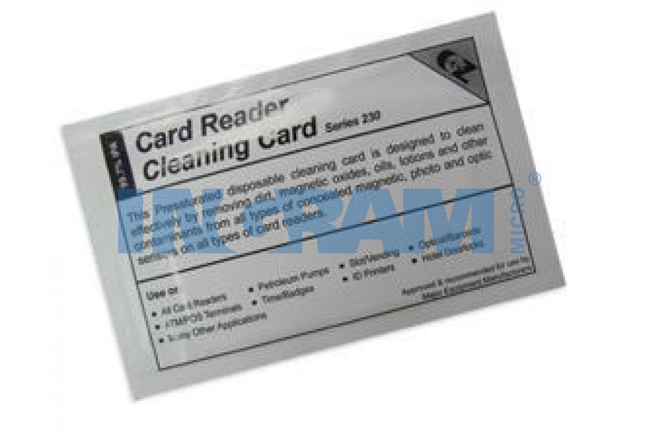 Zebra cleaning card kit (box of 100 cards) for all printers