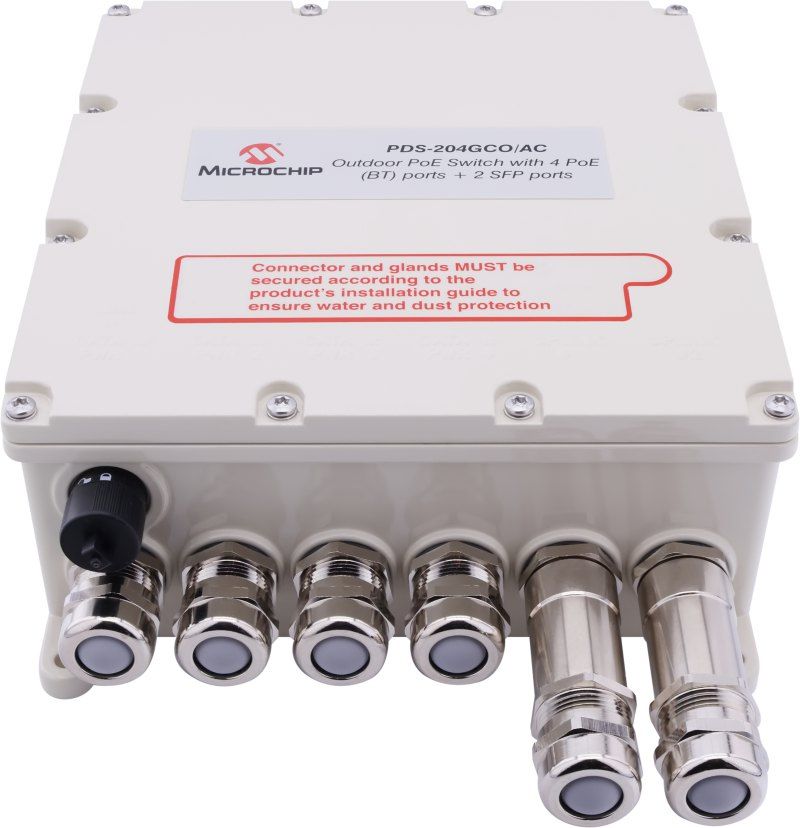 OUTDOOR POE SWITCH 4 BT PORTS 2/SFP UPLINK