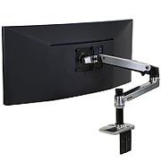 LX DESK MOUNT LCD ARM POLISHED/32IN BLACK/WHITE VESA MIS-D