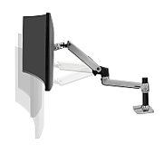 LX DESK MOUNT LCD ARM POLISHED/32IN BLACK/WHITE VESA MIS-D
