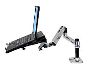 LX DESK MOUNT LCD ARM POLISHED/32IN BLACK/WHITE VESA MIS-D