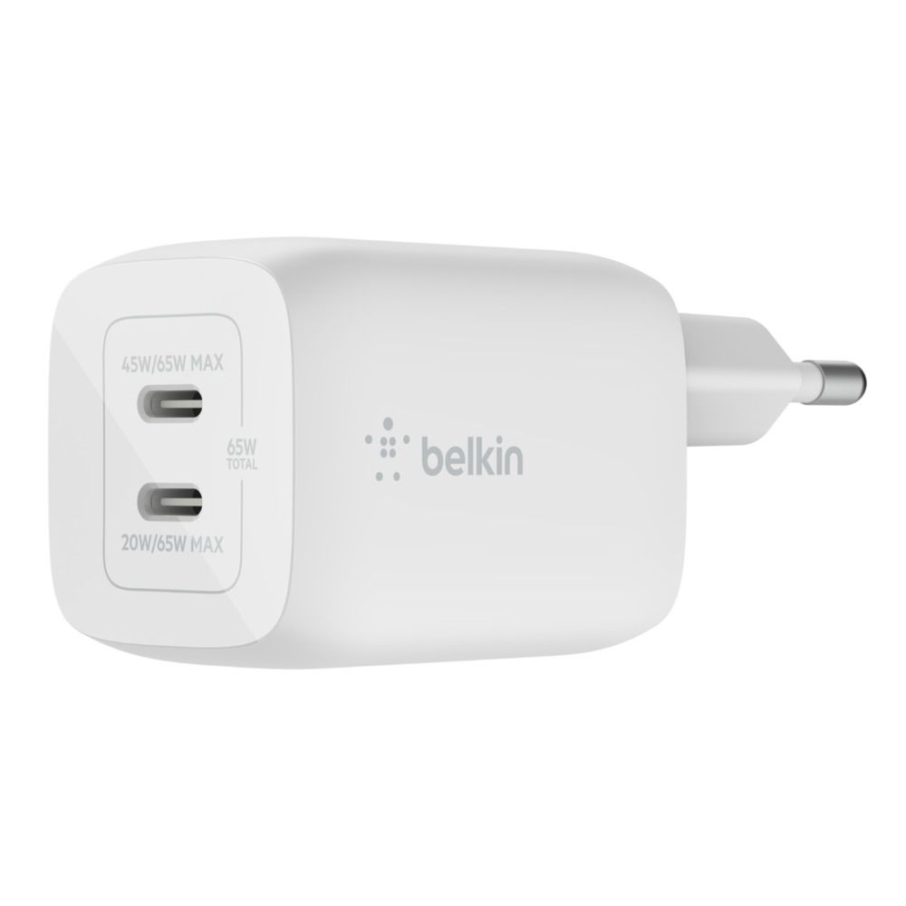 BELKIN 65W DUAL USB C GAN/CHARGER UNIVERSAL